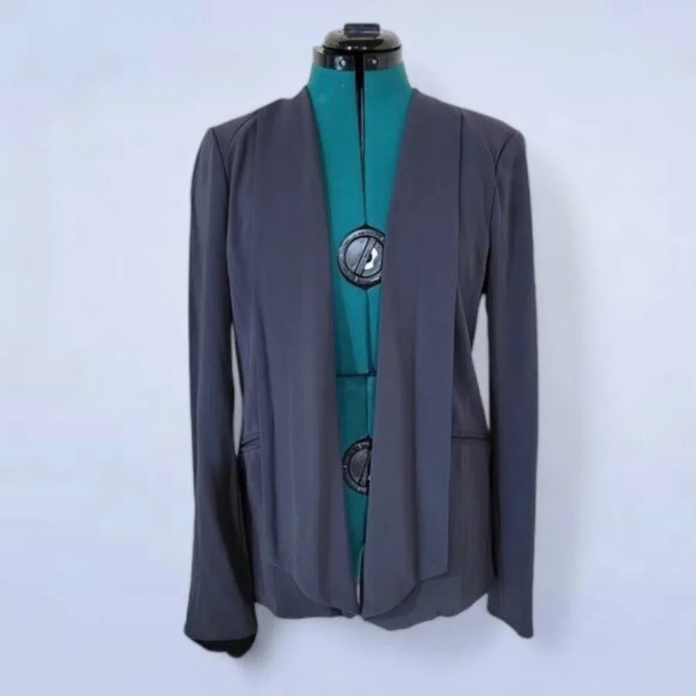 Studio by‎ Le Chateau Gray Open Blazer - Size Small